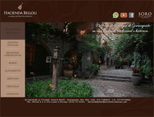 Tablet Screenshot of haciendabelloli.com